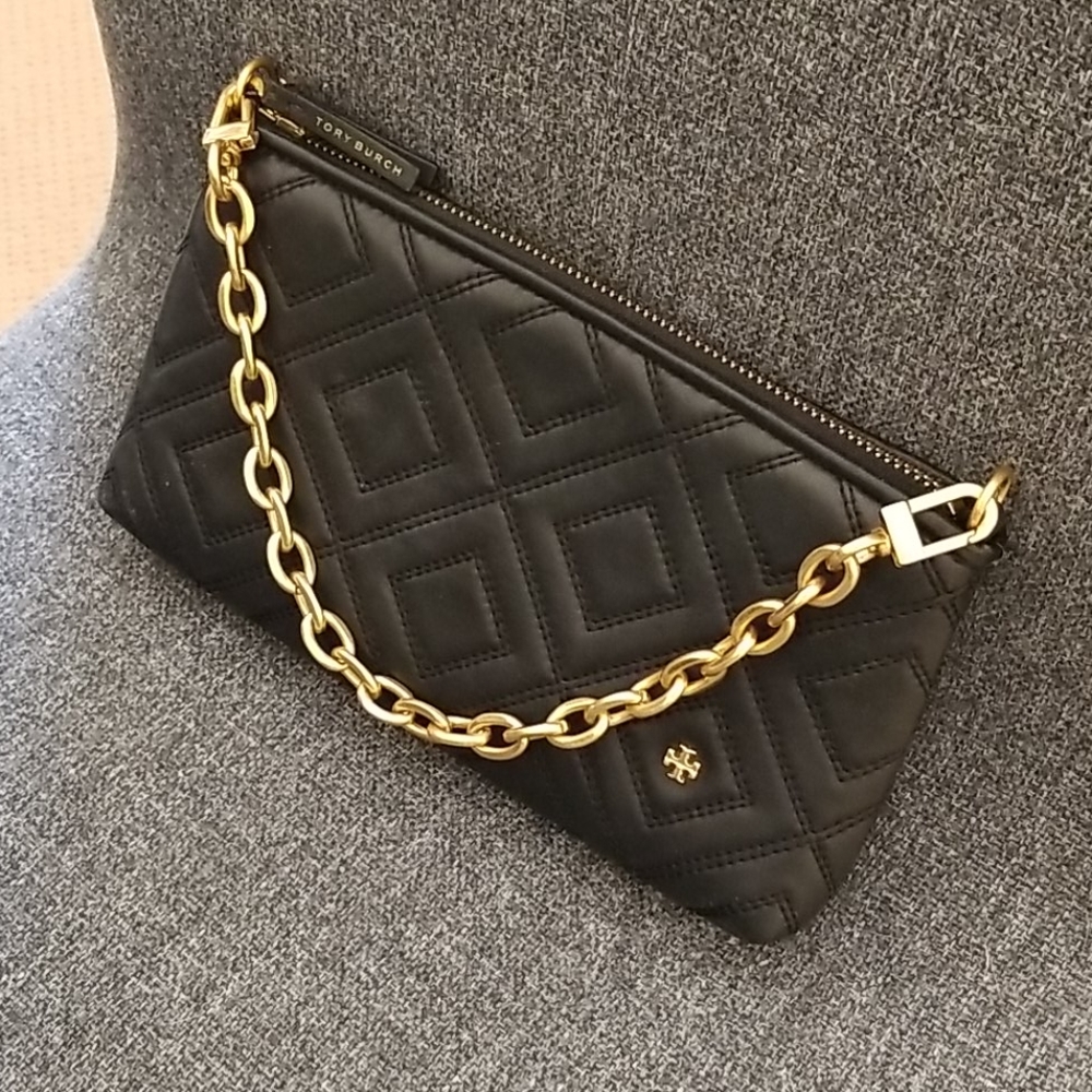 Tory Burch Quilted Wristlet